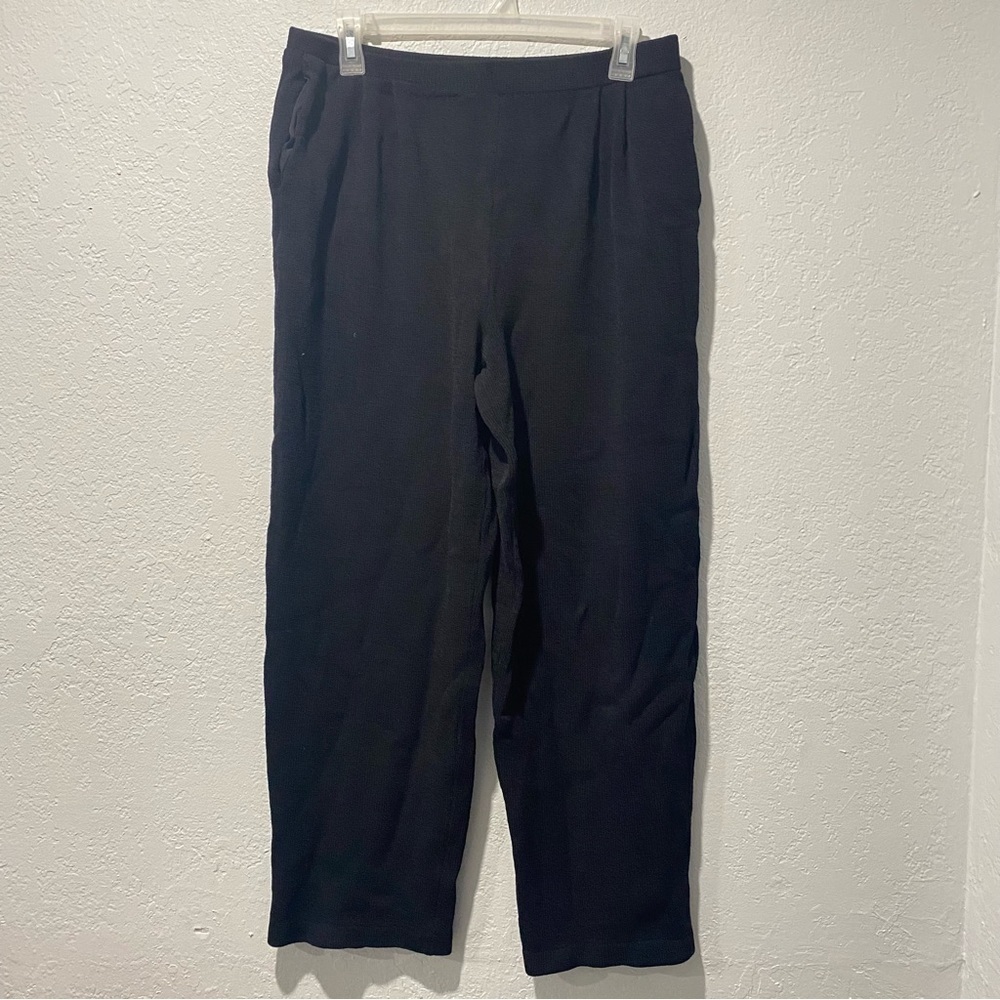 St. John Separates Santana Knit Black Pleated Women's Size 10 Pants  Vintage